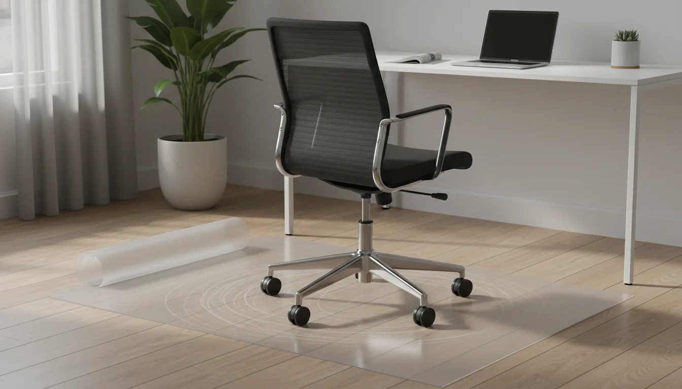 do office chairs damage wood floors - featured image for guide